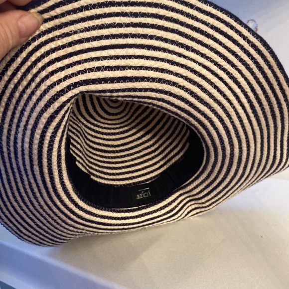 J. Crew Striped Floppy Summer Hat - Picture 3 of 4